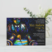 Lees de Torah Bar Bat Mitswa Uitnodiging (Staand voorkant)