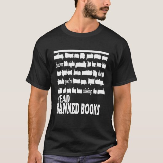 Lees de verboden Boeken ontdekken wat u ontbreekt  T-shirt (Voorkant)
