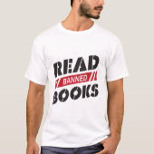 Lees de verboden boeken T-Shirt (Voorkant)