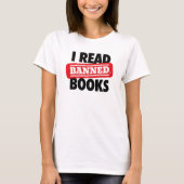 Lees de verboden boeken T-Shirt (Voorkant)