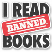 Lees de verboden Stickers van vinylwijn (Voorkant)