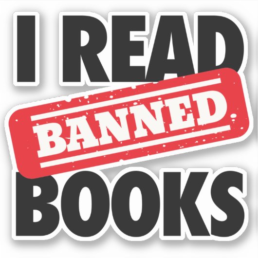 Lees de verboden Stickers van vinylwijn (Voorkant)