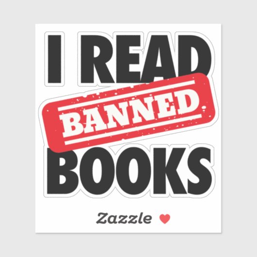 Lees de verboden Stickers van vinylwijn (Vel)