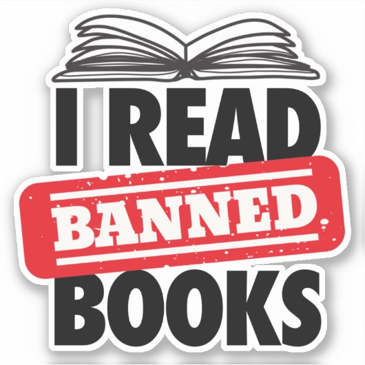 Lees de verboden Stickers van vinylwijn (Voorkant)