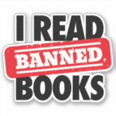 Lees de verboden Stickers van vinylwijn (Voorkant)