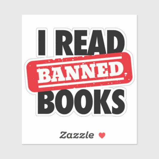 Lees de verboden Stickers van vinylwijn (Vel)