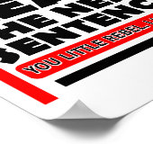 Lees de volgende zwarte reeks niet poster (Hoek)