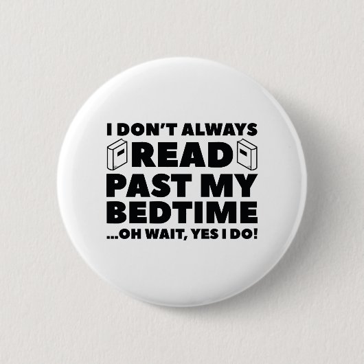 Lees de vorige bedtijd ronde button 5,7 cm (Voorkant)