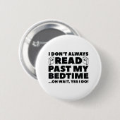 Lees de vorige bedtijd ronde button 5,7 cm (Voorkant /achterkant)