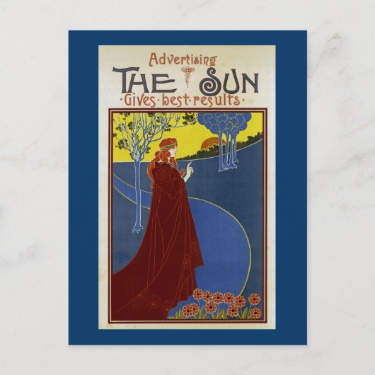 Lees de zon briefkaart (Voorkant)