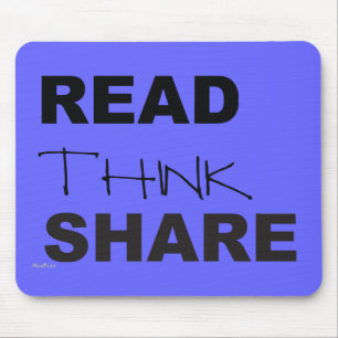 Lees denk aan delen muismat