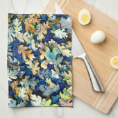 Lees deze Bladeren Keuken Handdoek (Quarter Fold)