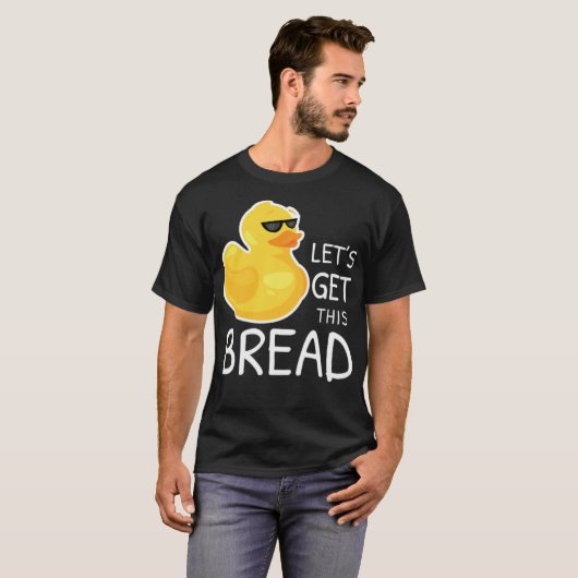 Lees Duck Meme Duck Duck Pun Duck Joke zwarte labs T-shirt (Voorkant volledig)