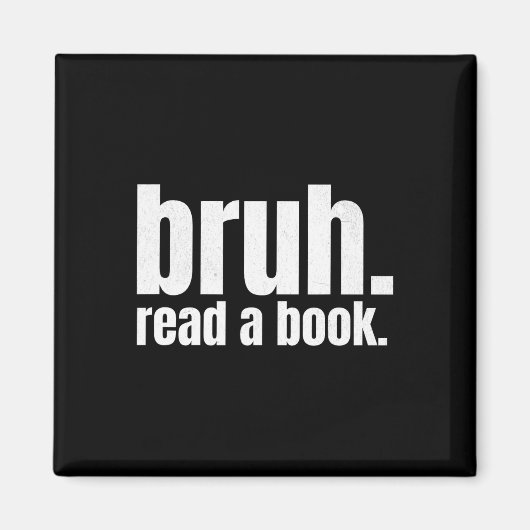 Lees een boek Bruh - Grappige Engelse leraar leest Magneet (Voorkant)