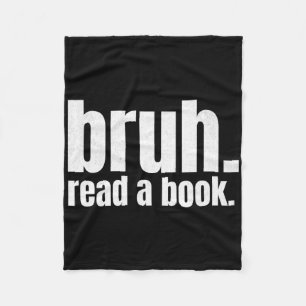 Lees een boek gast - Grappige Engelse leraar leest Fleece Deken