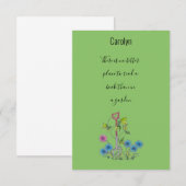 Lees een boek in een tuin, gepersonaliseerd boekme (Voorkant / Achterkant)