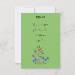 Lees een boek in een tuin, gepersonaliseerd boekme