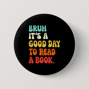 Lees een boek joh cool ela engels docent leest ronde button 5,7 cm