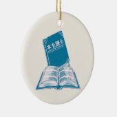 Lees een boek Kanji Japanse tekst Keramisch Ornament (Rechts)