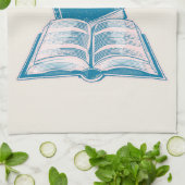 Lees een boek Kanji Japanse tekst Theedoek (Gevouwen)