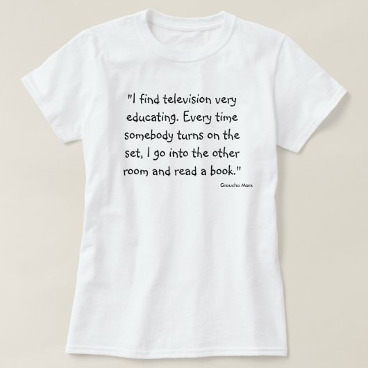 Lees een Shirt Boek (Design voorkant)