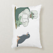 Lees eend accent kussen (Voorkant(Verticaal))