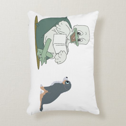 Lees eend  accent kussen (Voorkant(Verticaal))