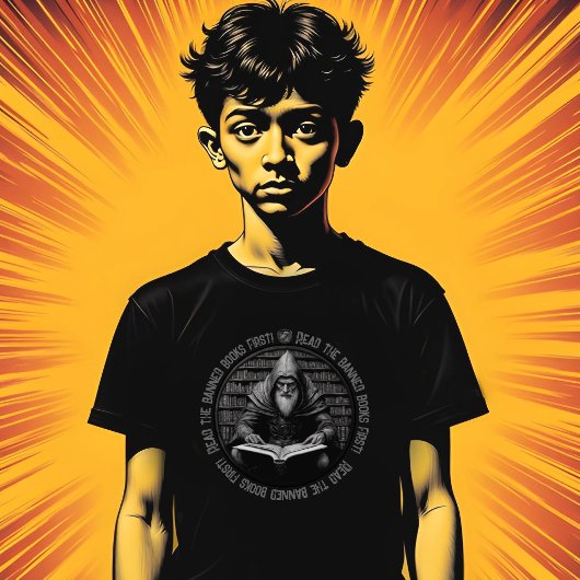 Lees eerst de verboden boeken t-shirt