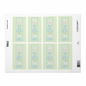 Lees Eet Slaap Herhaal Bril Etiket (Full Sheet)