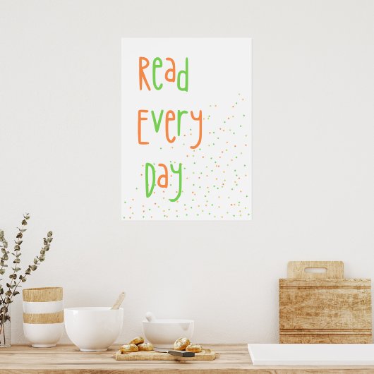 Lees elke dag Poster (Keuken)