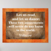 Lees en dans poster (Voorkant)