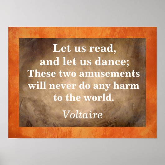 Lees en dans poster (Voorkant)