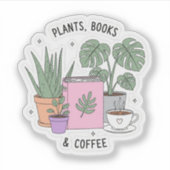 Lees en Groei Sticker Set - Schattigee Planten Lez (Voorkant)