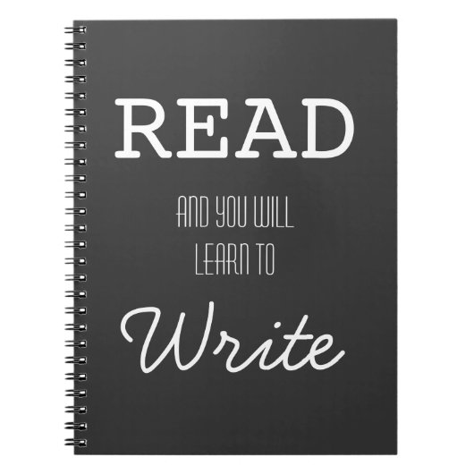 Lees en je leert schrijven notitieboek (Voorkant)