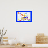 Lees en kleuren uw Poster van het Literacy-idee (Keuken)