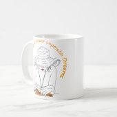 Lees en leef 1000 dromen koffiemok (Voorkant links)