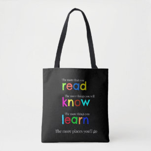 Lees en leer tote bag