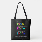 Lees en leer tote bag (Achterkant)