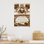 Lee's Farewell Adres 1865 Poster (Keuken)