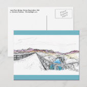 Lee's Ferry Bridge, NM Briefkaart (Voorkant / Achterkant)