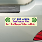 Lees geen Bumperstickers (Op auto)