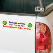 Lees geen Bumperstickers (Op Truck)