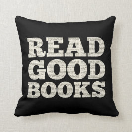 Lees Good Books Pillow, homeschool, terug naar sch Kussen