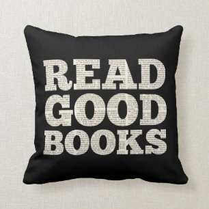 Lees Good Books Pillow, homeschool, terug naar sch Kussen