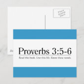 Lees het Bijbelprogramma 3:5-6 Briefkaart (Voorkant / Achterkant)