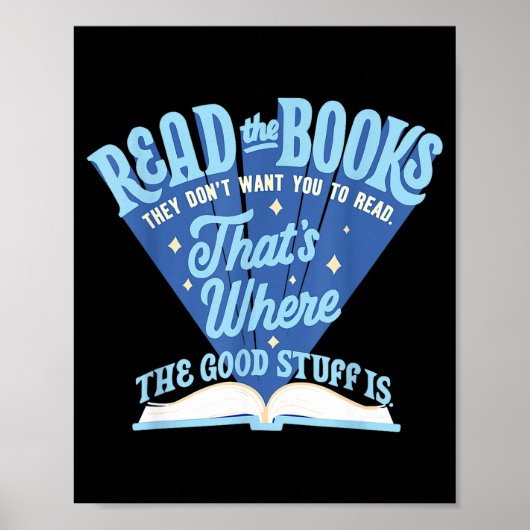 Lees het boek dat ze niet willen dat je leest poster (Voorkant)