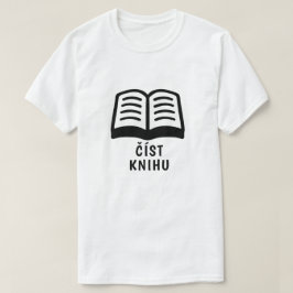 Lees het boek in het Tsjechisch T-shirt