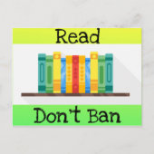 Lees het Briefkaart niet verbieden (Voorkant)