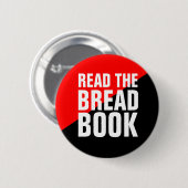 Lees het Brood Boek Ronde Button 5,7 Cm (Voorkant /achterkant)