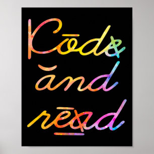 Lees het Dyslexie bewustzijn Poster